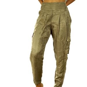silky combat trousers